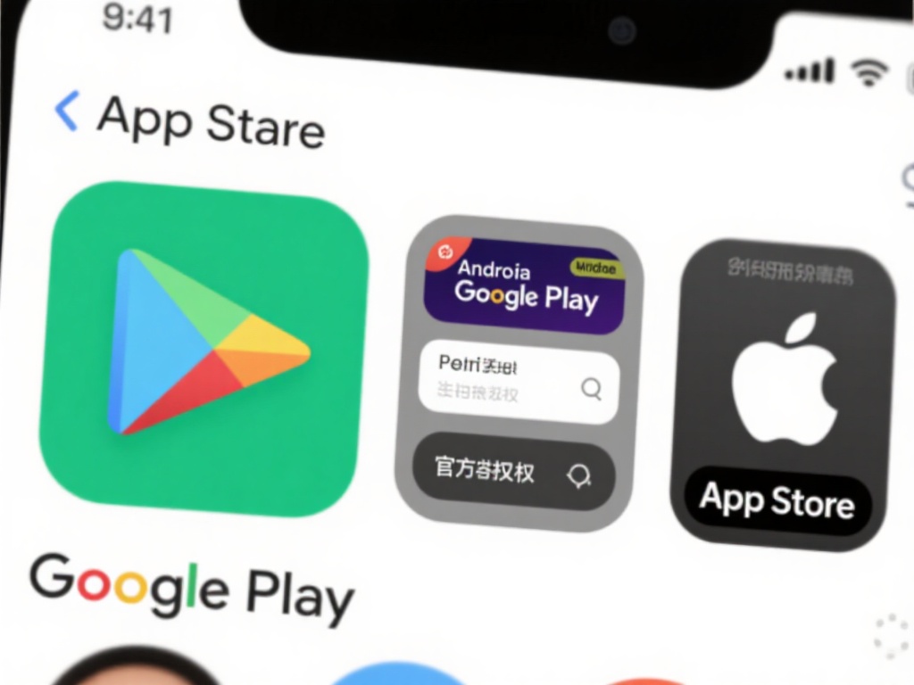 应用商店：部分安卓或苹果用户可以在Google P